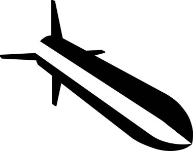 Günlük kullanım için minimalist siyah simge.