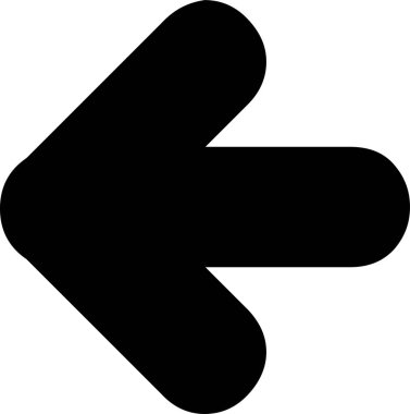 Günlük kullanım için minimalist siyah simge.