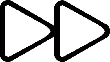 Günlük kullanım için minimalist siyah simge.