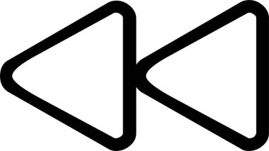 Günlük kullanım için minimalist siyah simge.