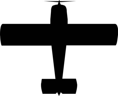 Günlük kullanım için minimalist siyah simge.