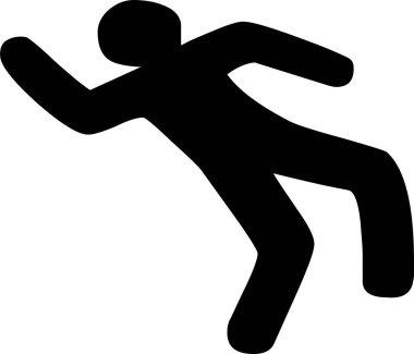 Günlük kullanım için minimalist siyah simge.