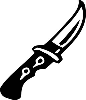 Günlük kullanım için minimalist siyah simge.