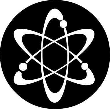 Günlük kullanım için minimalist siyah simge.