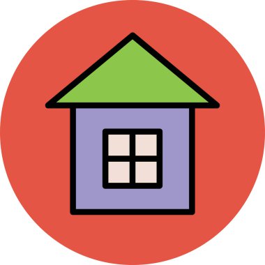 Modern mimar ve yapı ikonu kavramları.