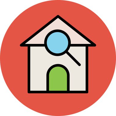 Modern mimar ve yapı ikonu kavramları.