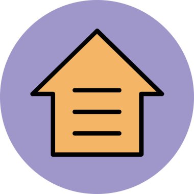 Modern mimar ve yapı ikonu kavramları.