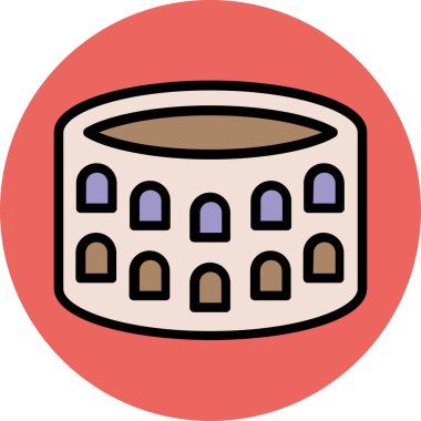 Modern mimar ve yapı ikonu kavramları.