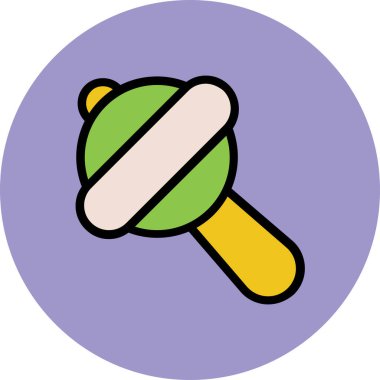 Modern şirin bebek simgesi kavramları.