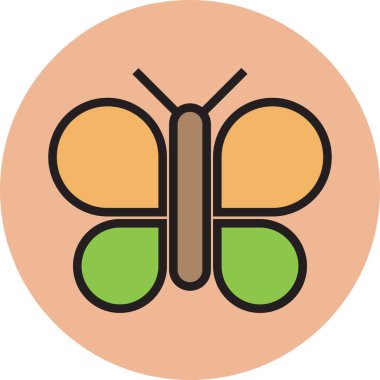 Modern şirin bebek simgesi kavramları.