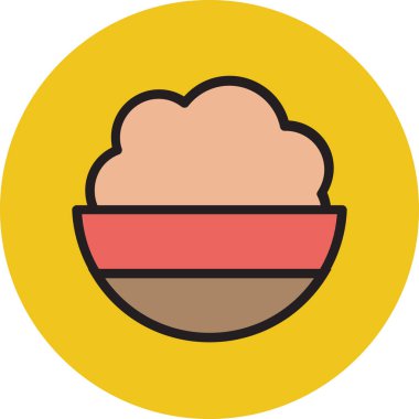 Modern şirin bebek simgesi kavramları.