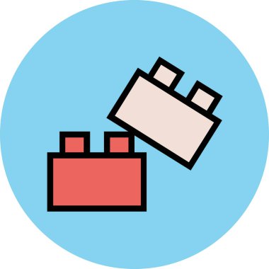 Modern şirin bebek simgesi kavramları.