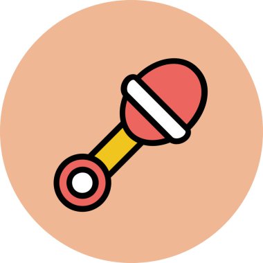 Modern şirin bebek simgesi kavramları.