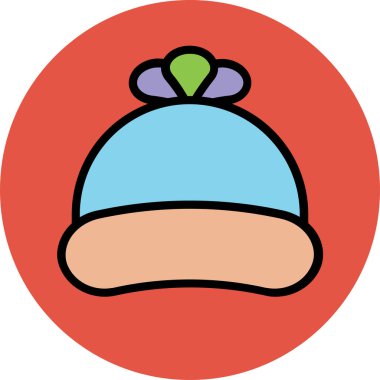 Modern şirin bebek simgesi kavramları.