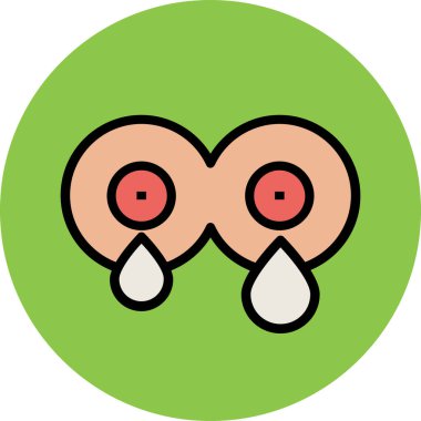 Modern şirin bebek simgesi kavramları.