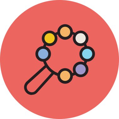 Modern şirin bebek simgesi kavramları.