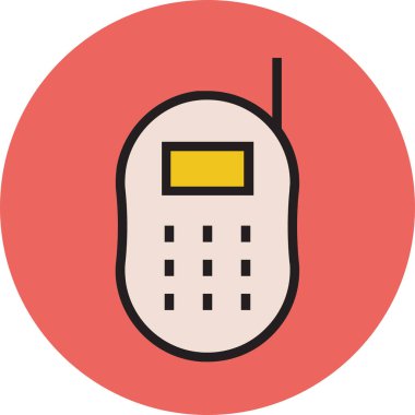 Modern şirin bebek simgesi kavramları.