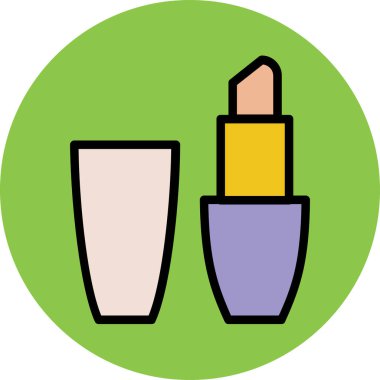 Modern güzellik ve moda simgeleri.