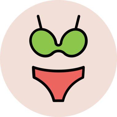 Modern güzellik ve moda simgeleri.