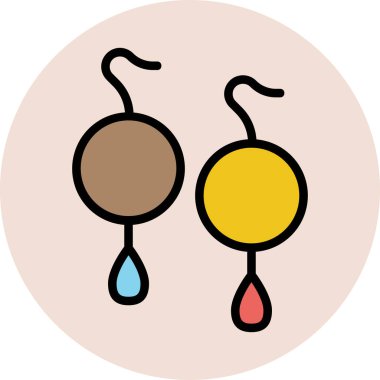 Modern güzellik ve moda simgeleri.