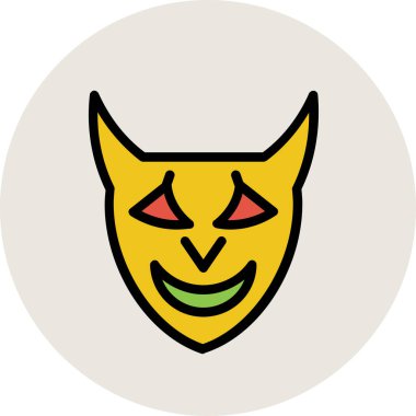 Modern cadılar bayramı simgesi kavramları.