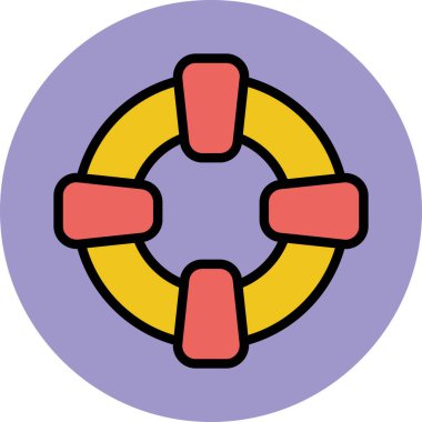 Modern otel ve restoran ikonu kavramları.