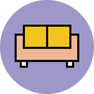 Modern otel ve restoran ikonu kavramları.