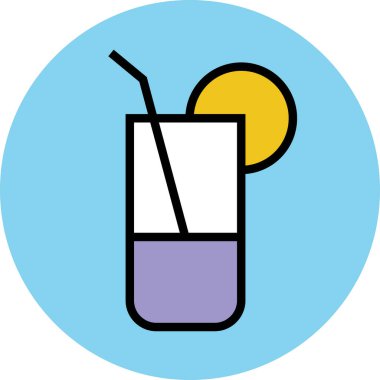 Modern otel ve restoran ikonu kavramları.