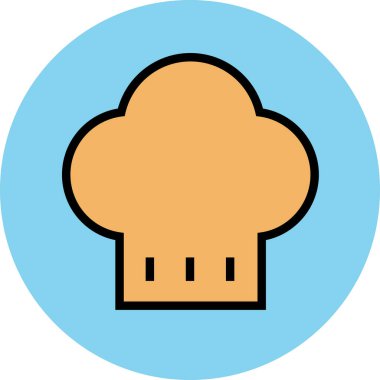 Modern otel ve restoran ikonu kavramları.