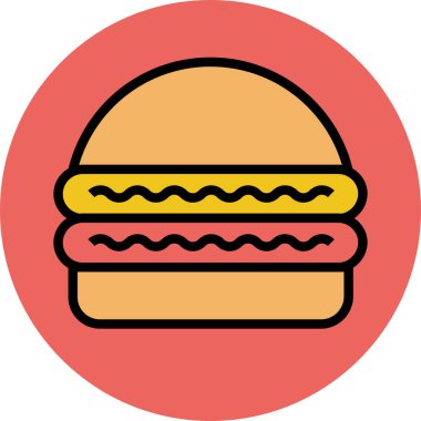 Modern otel ve restoran ikonu kavramları.