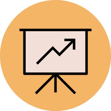 Modern iş ve ofis simgesi kavramları.