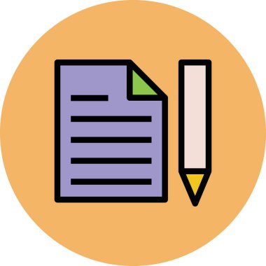 Modern iş ve ofis simgesi kavramları.