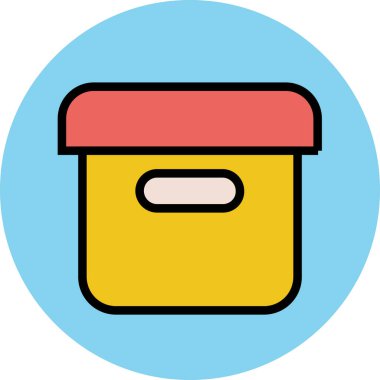 Modern iş ve ofis simgesi kavramları.