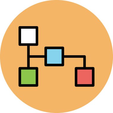 Modern iş ve ofis simgesi kavramları.