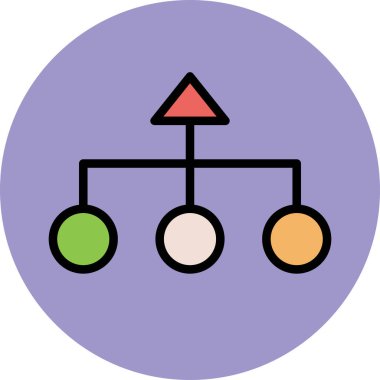 Modern iş ve ofis simgesi kavramları.