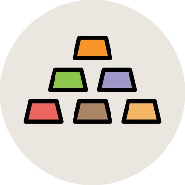 Modern iş ve ofis simgesi kavramları.