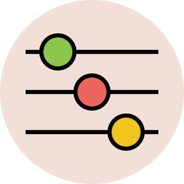 Modern iş ve ofis simgesi kavramları.