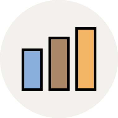 Modern iş ve ofis simgesi kavramları.