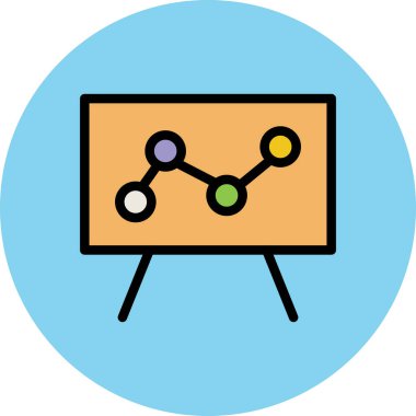 Modern iş ve ofis simgesi kavramları.