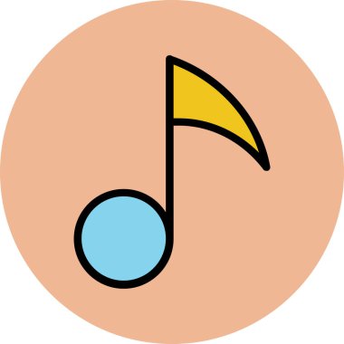 Modern müzik ve ses simgesi kavramları.