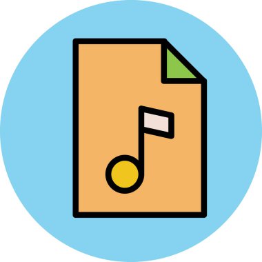 Modern müzik ve ses simgesi kavramları.