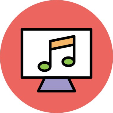 Modern müzik ve ses simgesi kavramları.