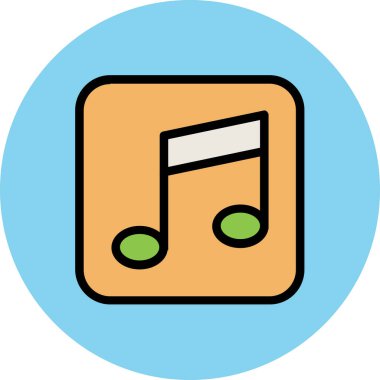 Modern müzik ve ses simgesi kavramları.