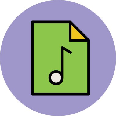 Modern müzik ve ses simgesi kavramları.