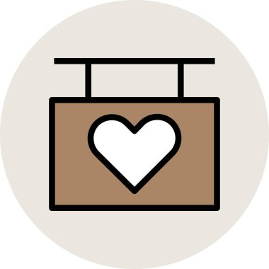 Modern aşk ve aşk ikonu kavramları.