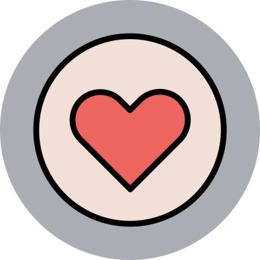 Modern aşk ve aşk ikonu kavramları.