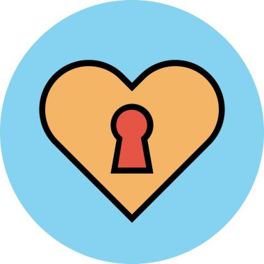 Modern aşk ve aşk ikonu kavramları.