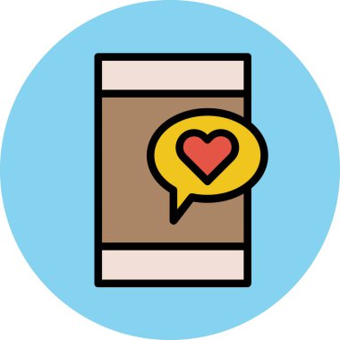 Modern aşk ve aşk ikonu kavramları.