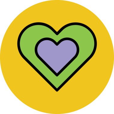 Modern aşk ve aşk ikonu kavramları.