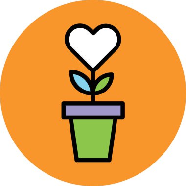 Modern aşk ve aşk ikonu kavramları.